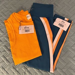 ZYIA Set : Janice L&T and Parallel Tank NWT